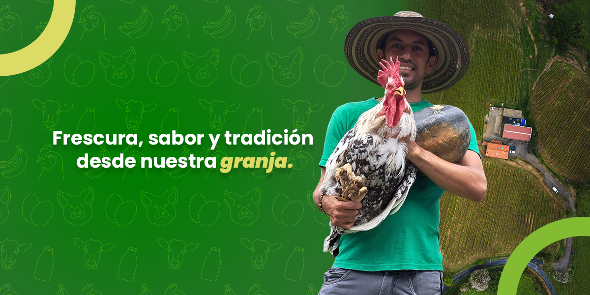 Banner Movible Campesino Gallina